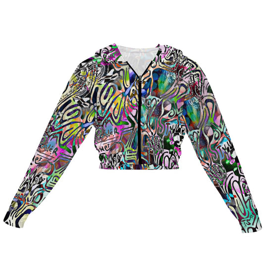 Prisim Pulse Chiffon Cropped Jacket