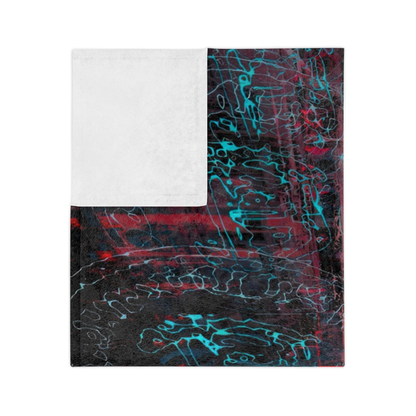 Abstract Urban Art Velveteen Microfiber Blanket