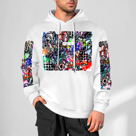 Drip Colors New Pure cotton hooded sweater