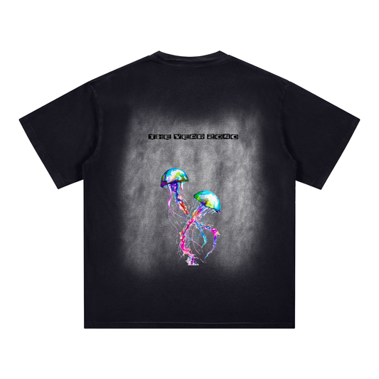 F*%K it Washed Drop Shoulder T-Shirt