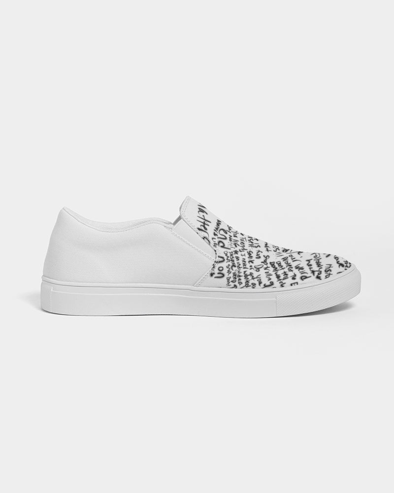 Words of a Feather Flock Together Women's Slip-On Canvas Shoe