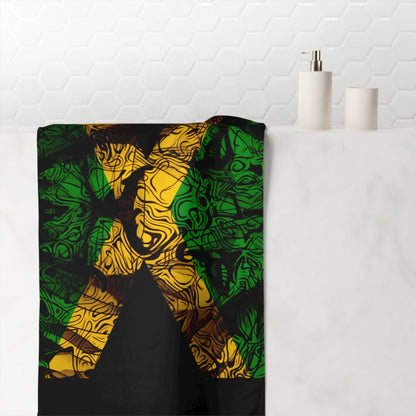 Bold Lion Face Towel