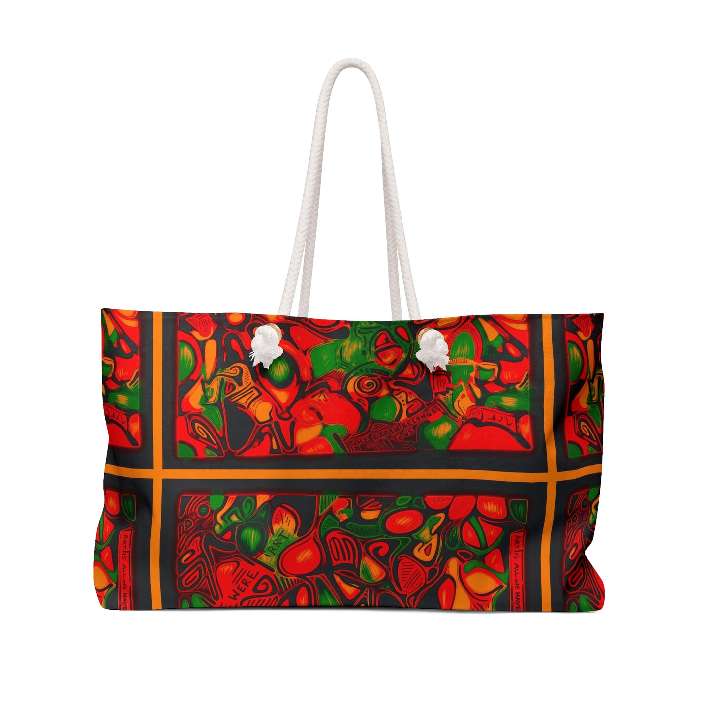 Vibrant Abstract Mosaic Weekender Bag
