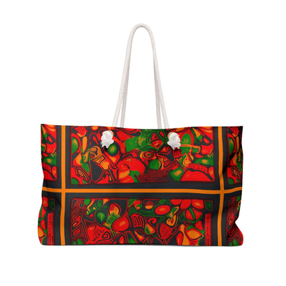 Vibrant Abstract Mosaic Weekender Bag