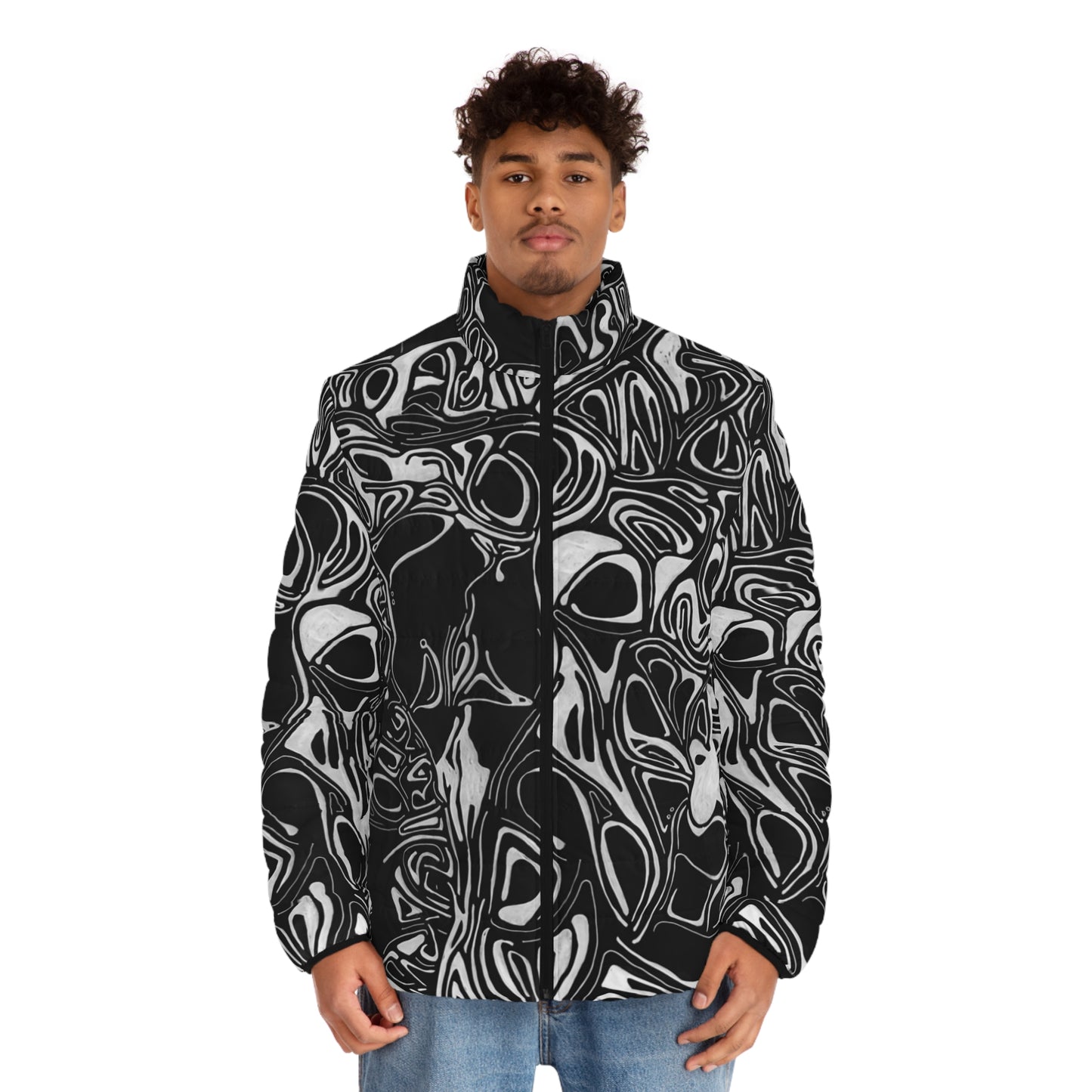 Swirl Puffer Jacket