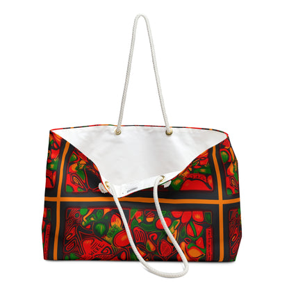 Vibrant Abstract Mosaic Weekender Bag