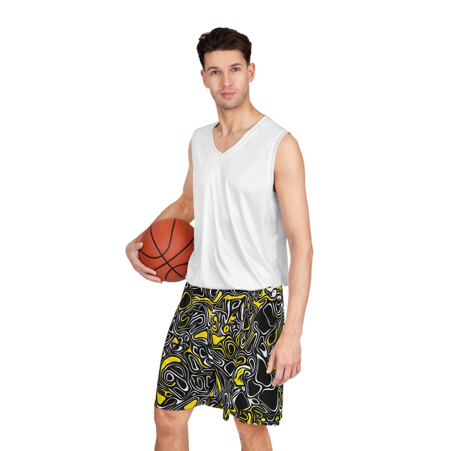 Graffiti Faces Basketball Shorts