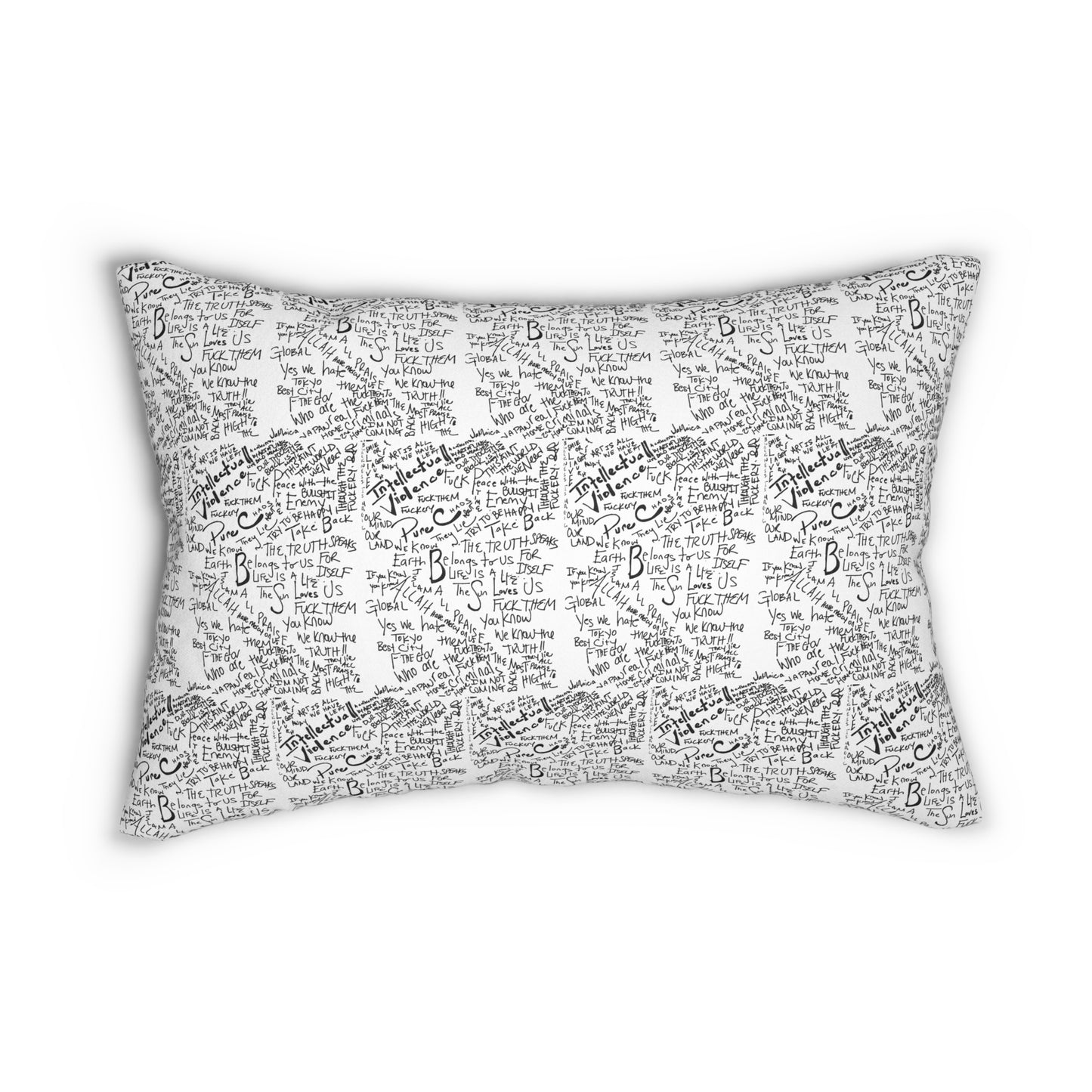Spun Polyester Lumbar Pillow