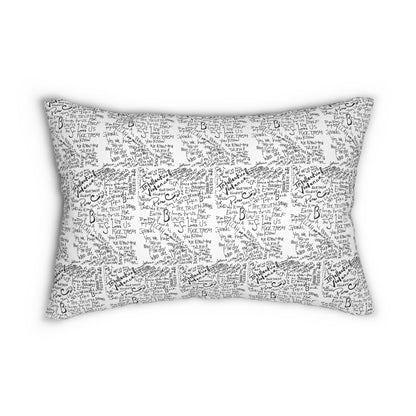 Spun Polyester Lumbar Pillow