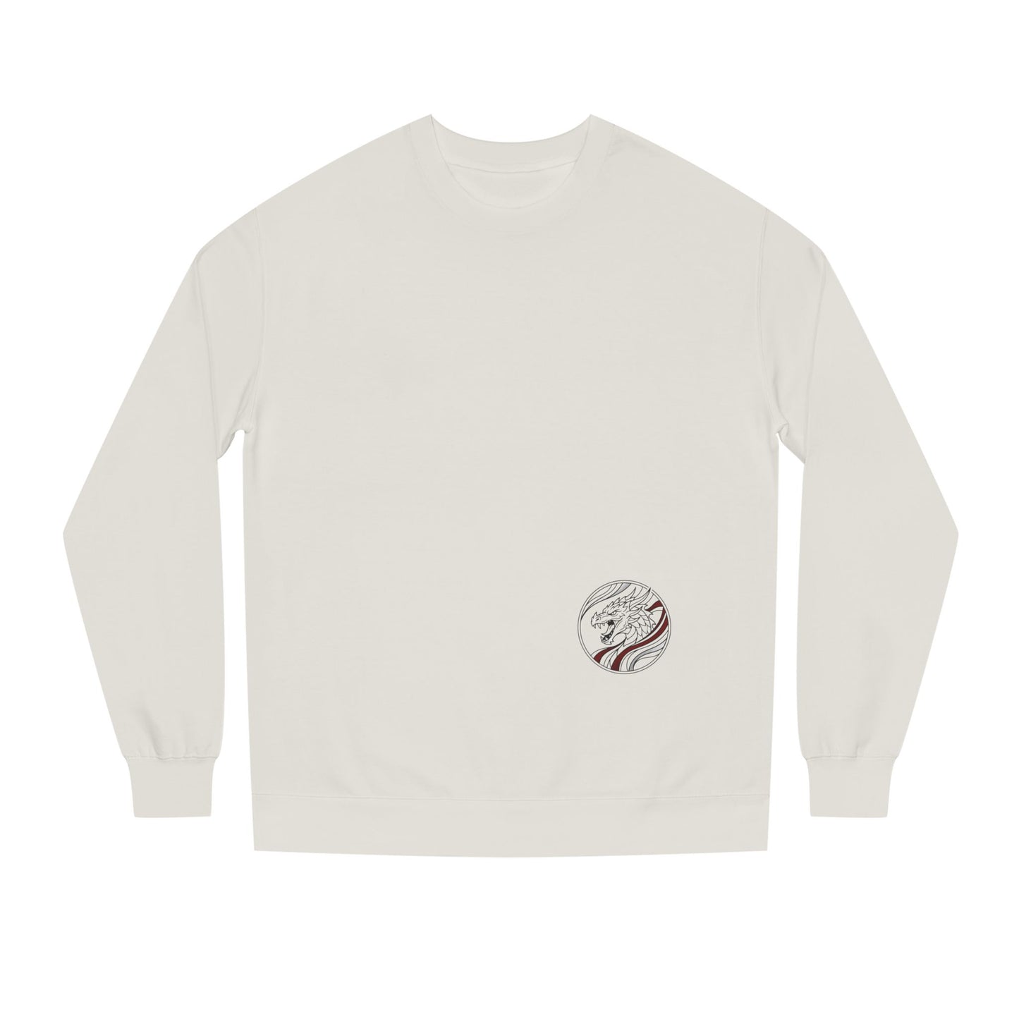 Minimal Marble Pocket Crewneck Sweatshirt