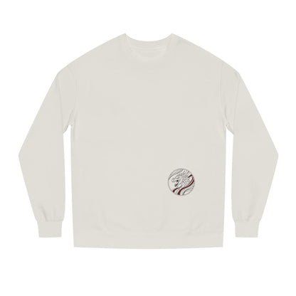 Minimal Marble Pocket Crewneck Sweatshirt