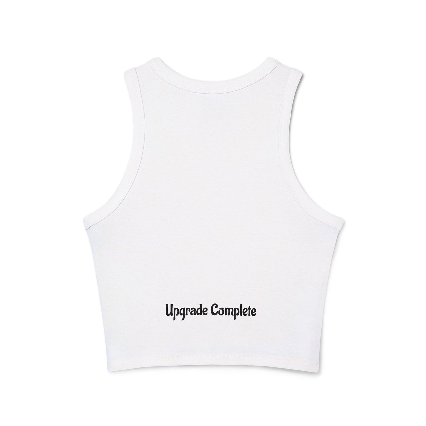 Vibrant Art-Printed Women's Micro Rib Racer Tank Top, Festival Wear, Summer Outfits, Gift for Her, Boho Style Top