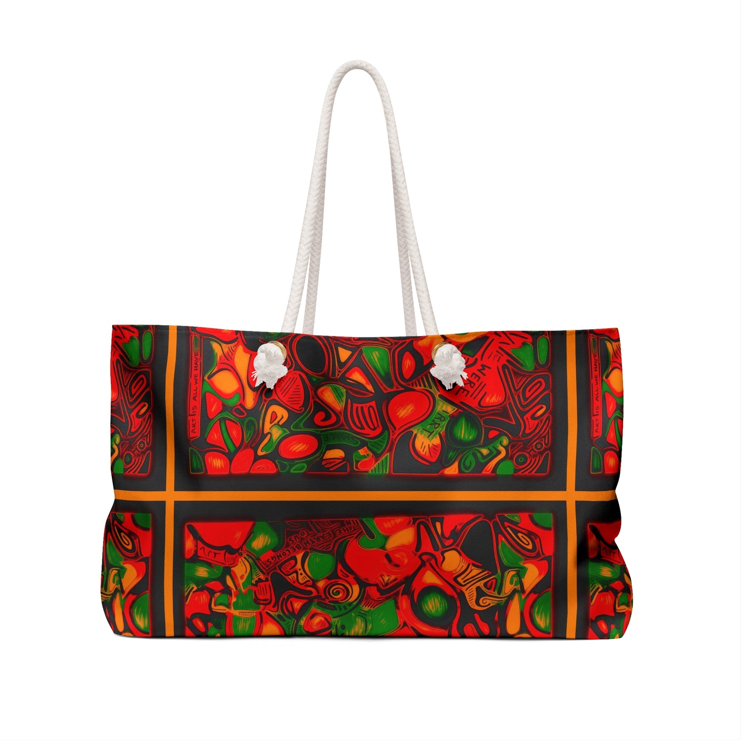 Vibrant Abstract Mosaic Weekender Bag