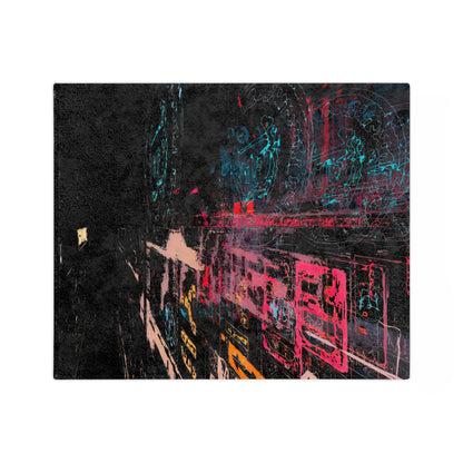 Abstract Urban Art Velveteen Microfiber Blanket