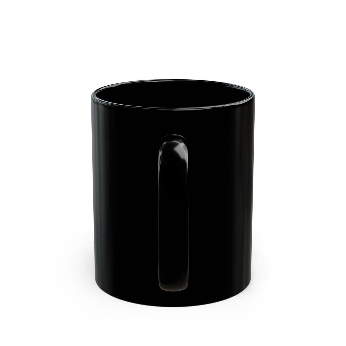 Art of Lines Black Coffee Mug (11oz, 15oz) – Minimalist Band Logo Ceramic Mug