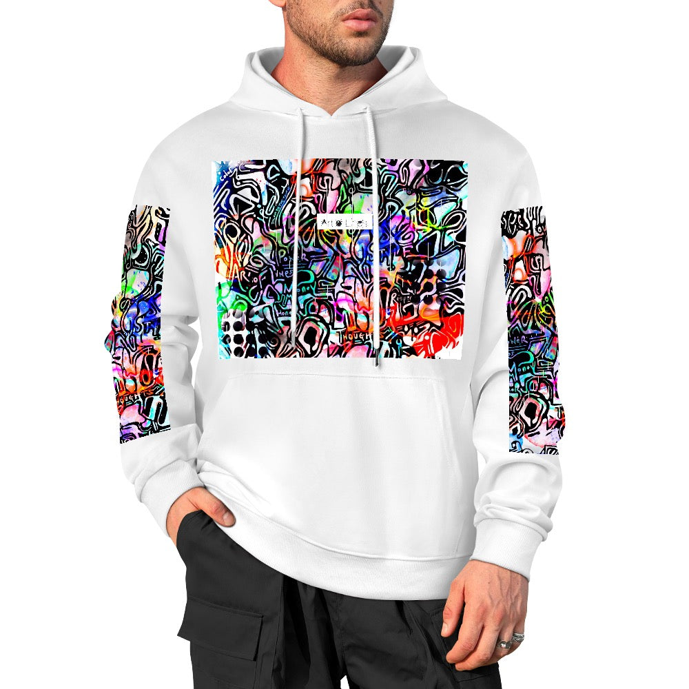 Drip Colors New Pure cotton hooded sweater