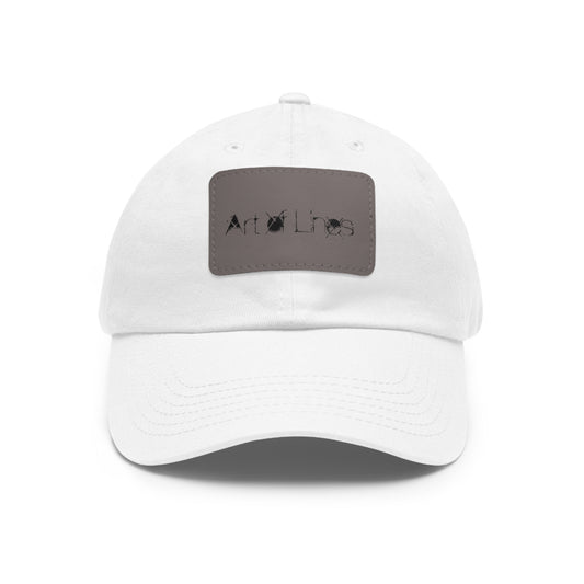 Flex Dad Hat w/  Leather Patch