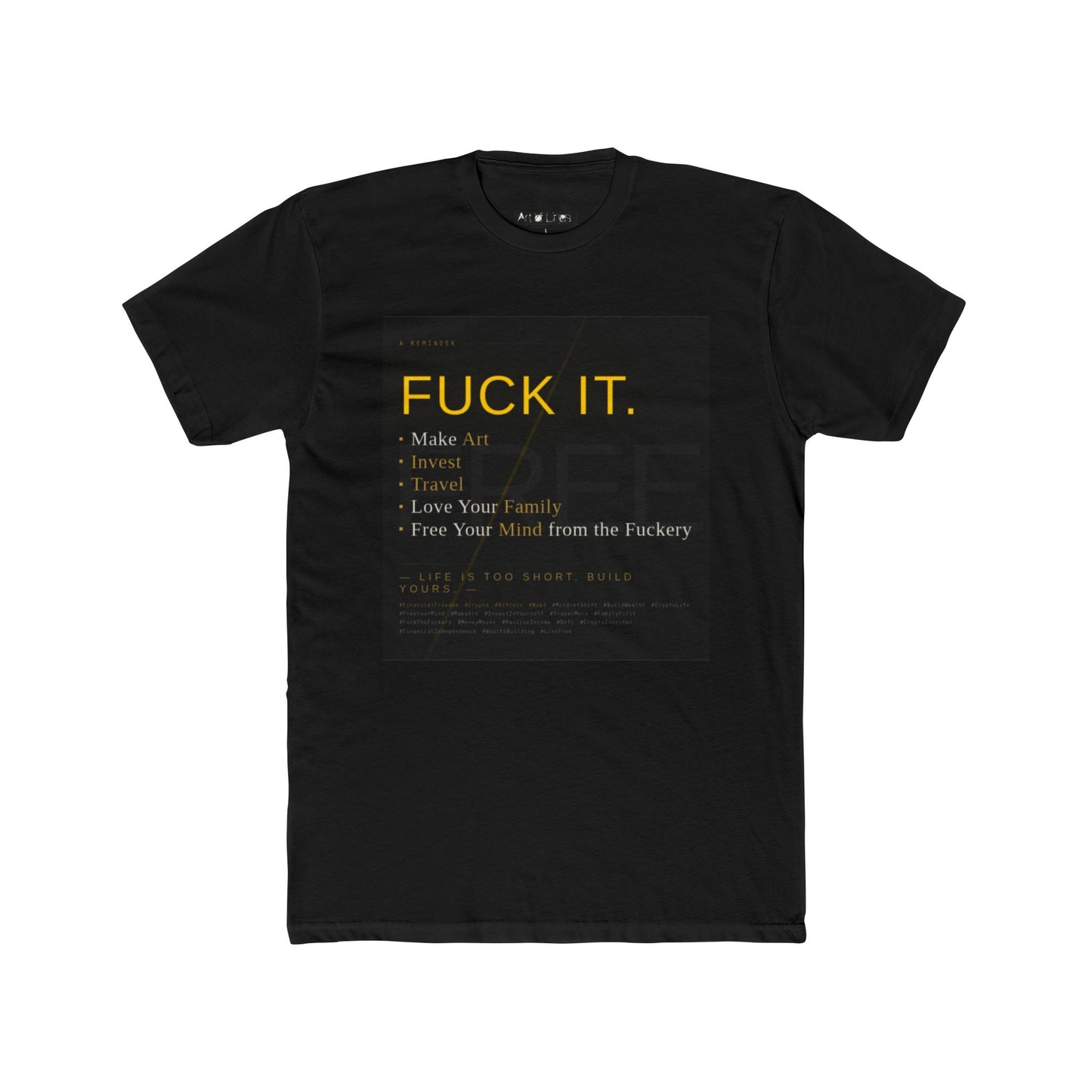 Fuck It. Crew Tee — Bold Motivational Graphic T-Shirt