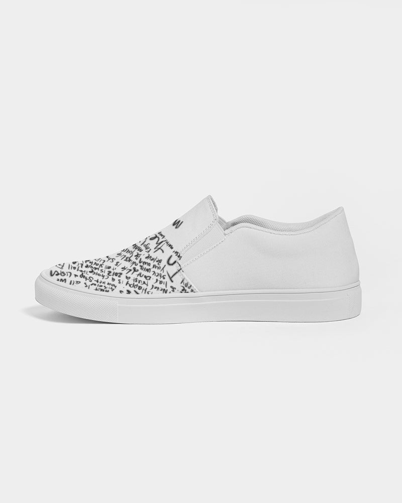 Words of a Feather Flock Together Women's Slip-On Canvas Shoe