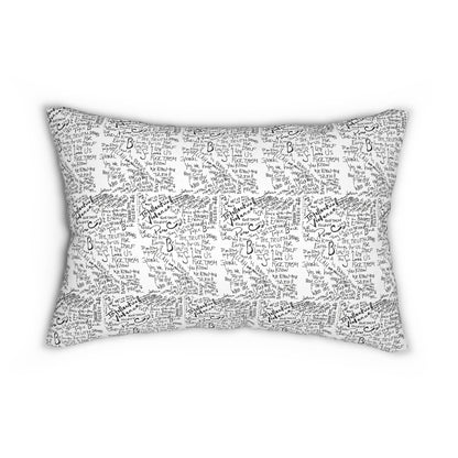 Spun Polyester Lumbar Pillow