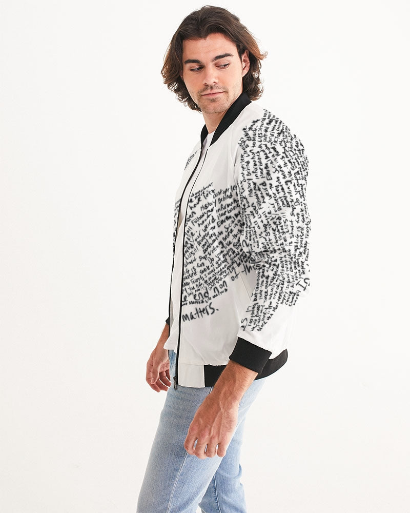 Words of a Feather Flock Together Men's Bomber Jacket