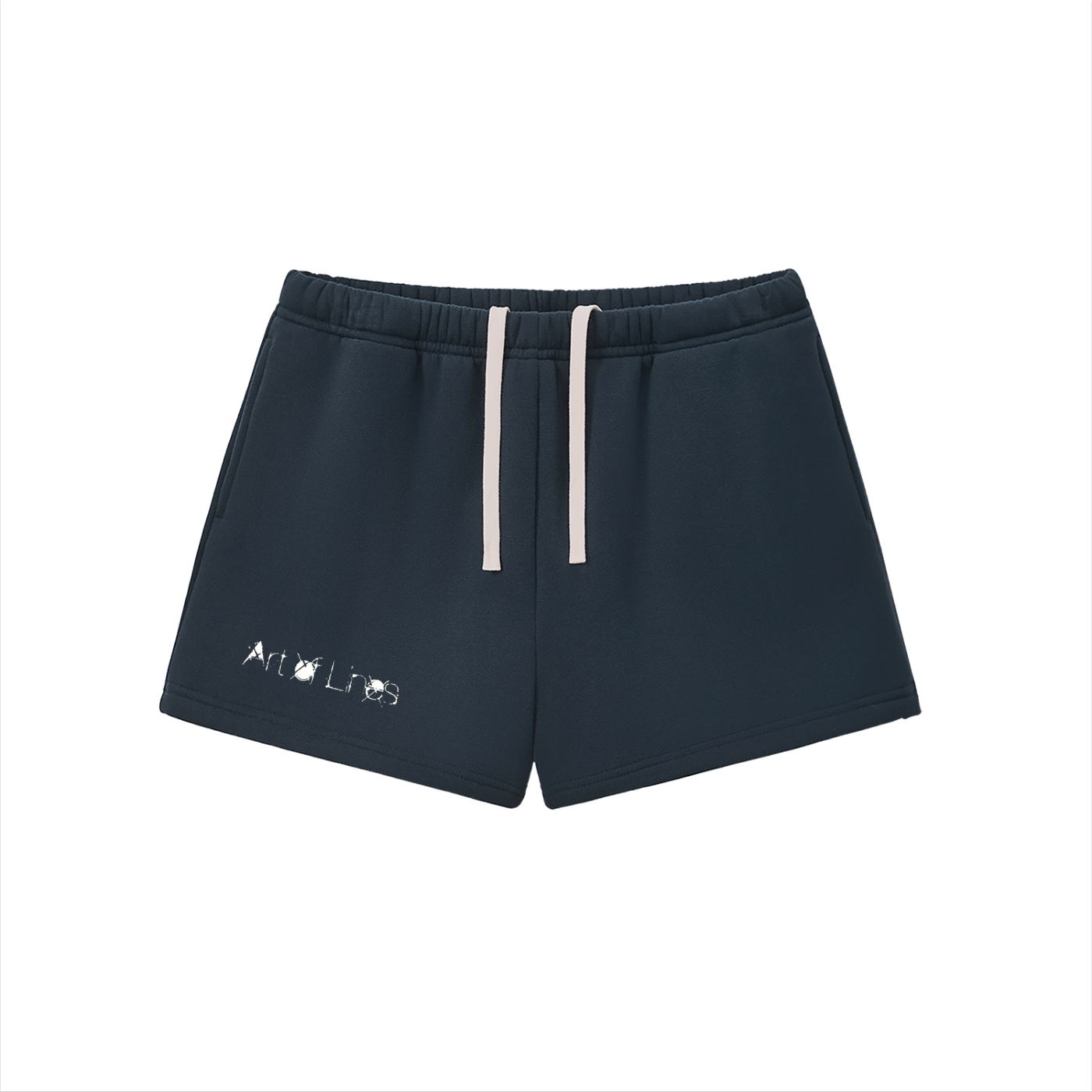 Logo print drawstring sweatshorts