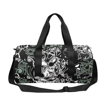 Travel Duffel Bag Face Green