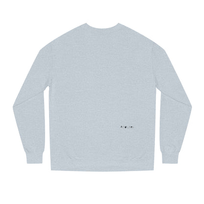 Minimal Marble Pocket Crewneck Sweatshirt