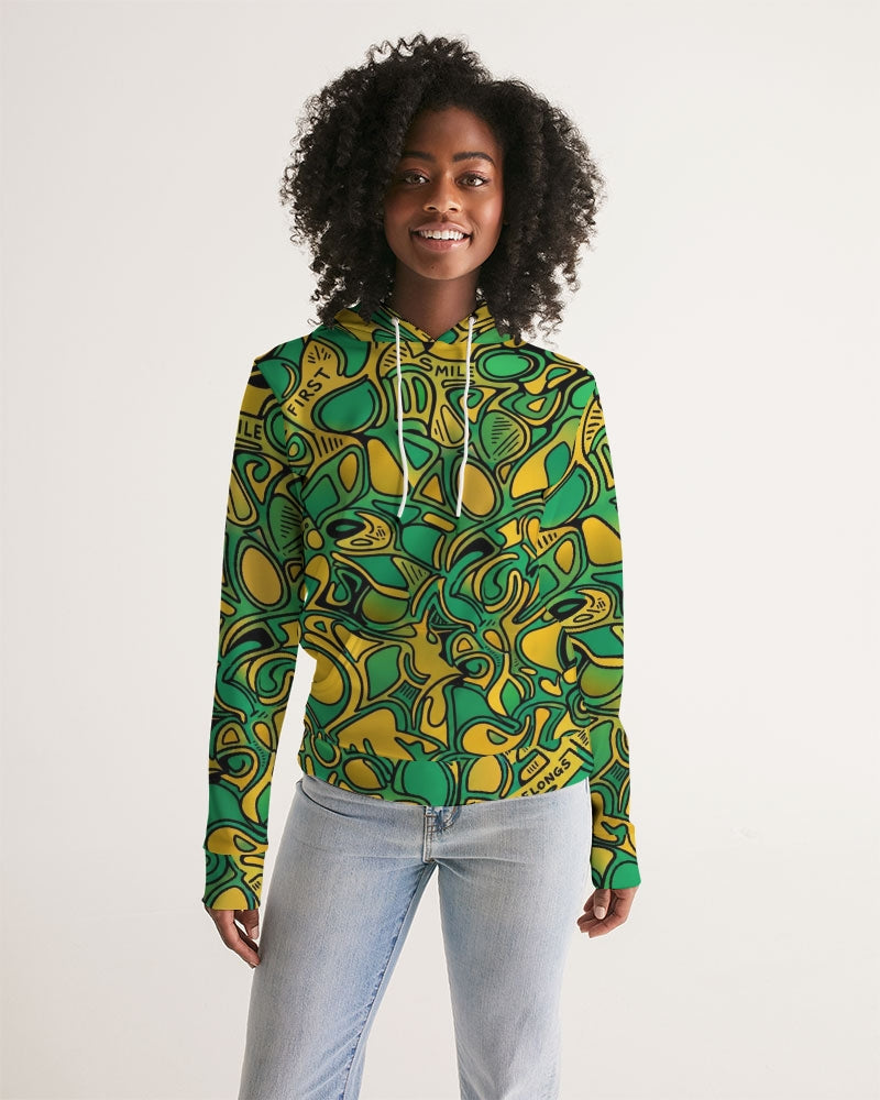 Women's all-over print hoodie, G design
