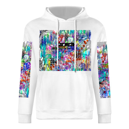 Drip colors 3 New Pure cotton hooded sweater
