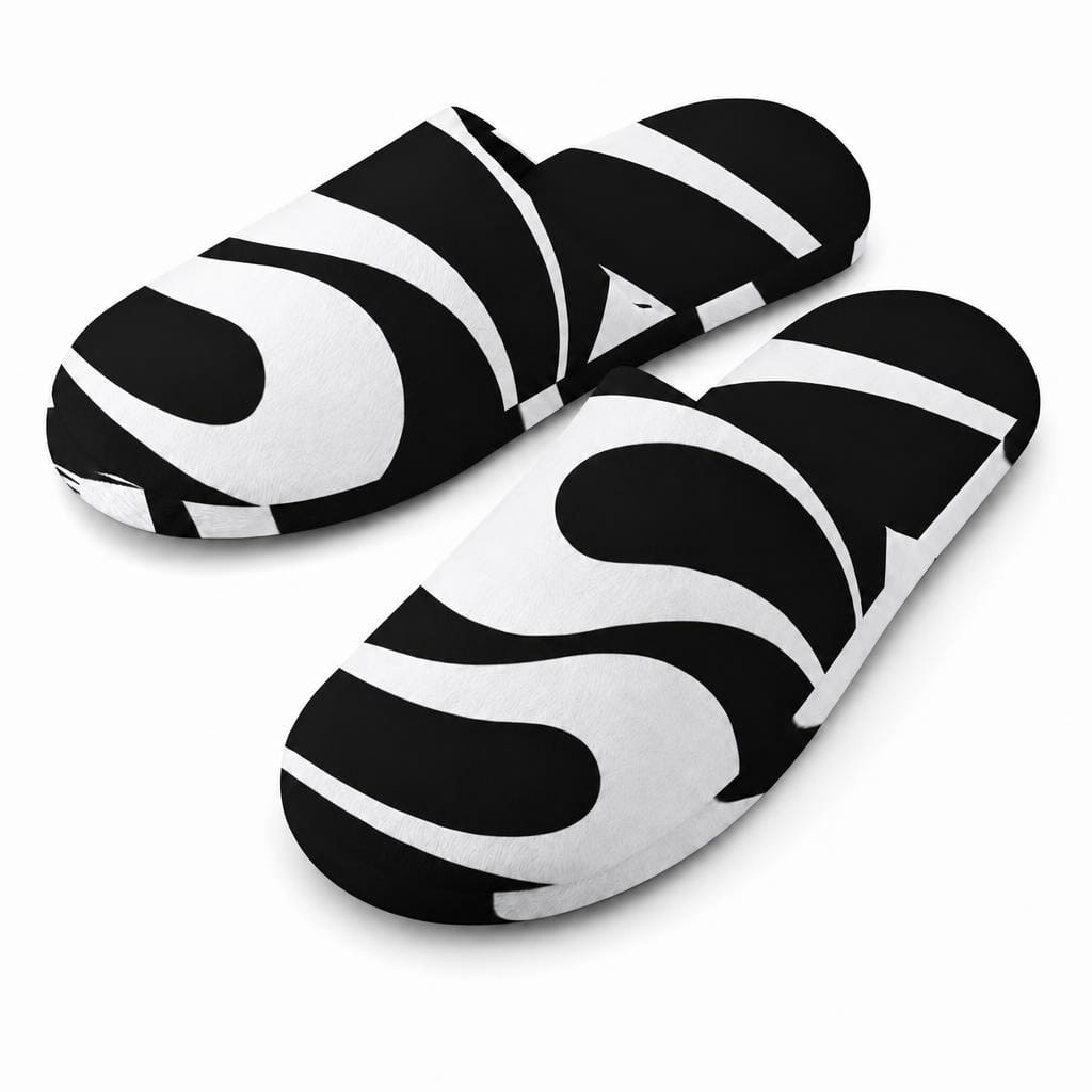 Swirl Cotton House Slippers