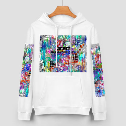 Drip colors 3 New Pure cotton hooded sweater