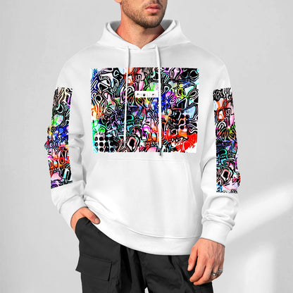 Drip Colors New Pure cotton hooded sweater