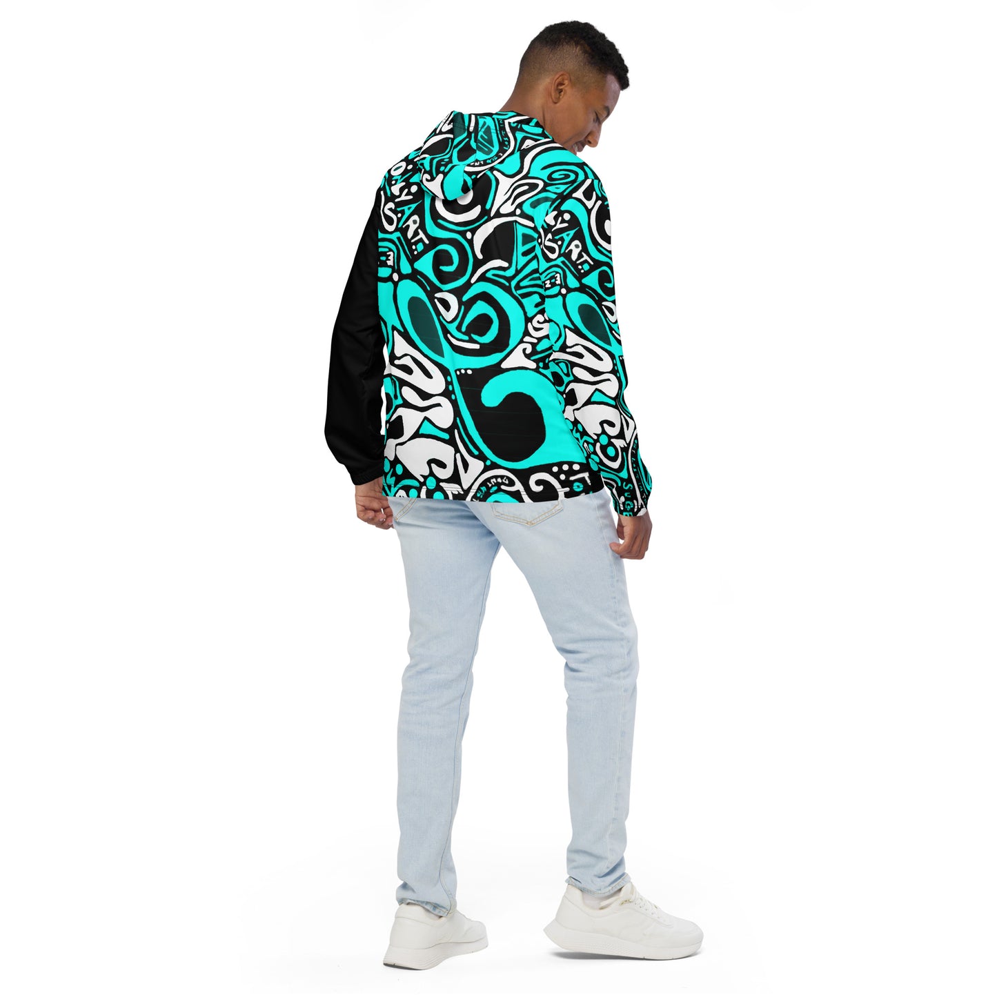 Hyperline Teal windbreaker