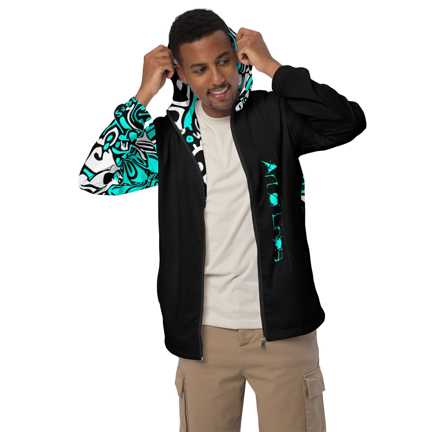 Hyperline Teal windbreaker