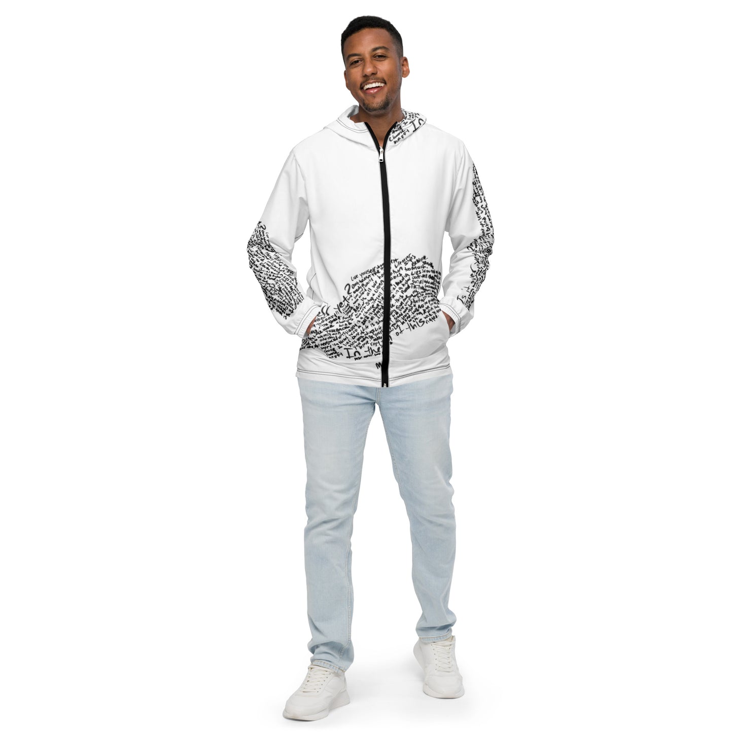 Words of a Feather Flock together Men’s windbreaker