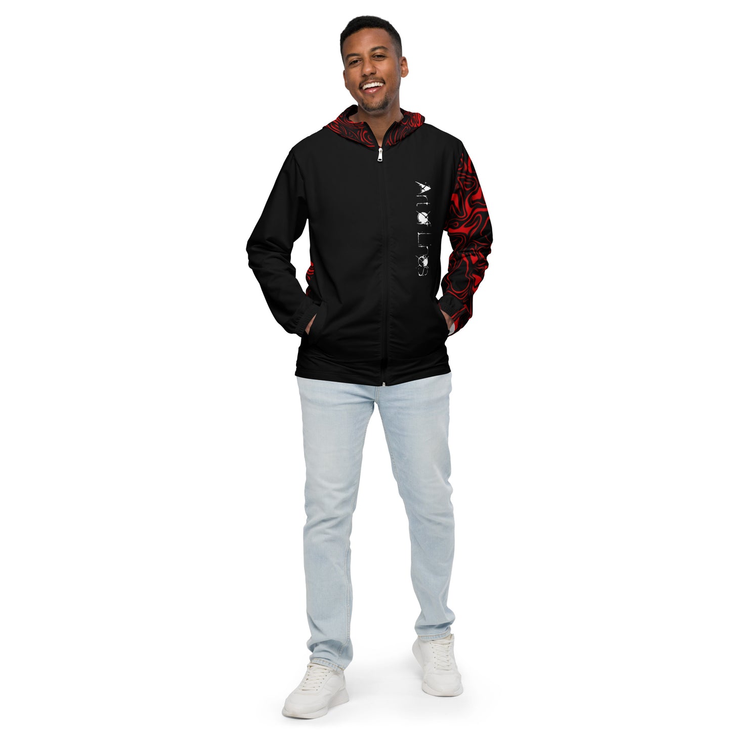 Hyperline Red Windbreaker