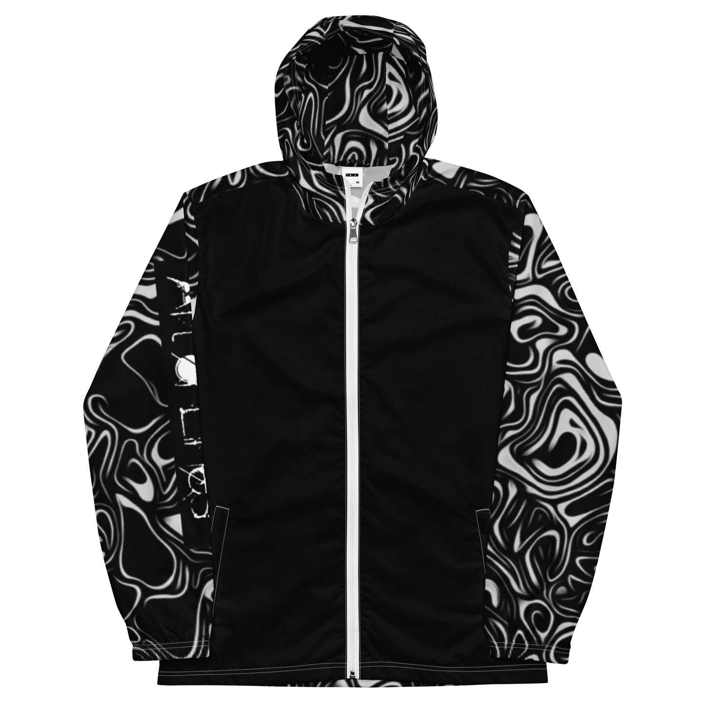 Hyperline Black N White Windbreaker