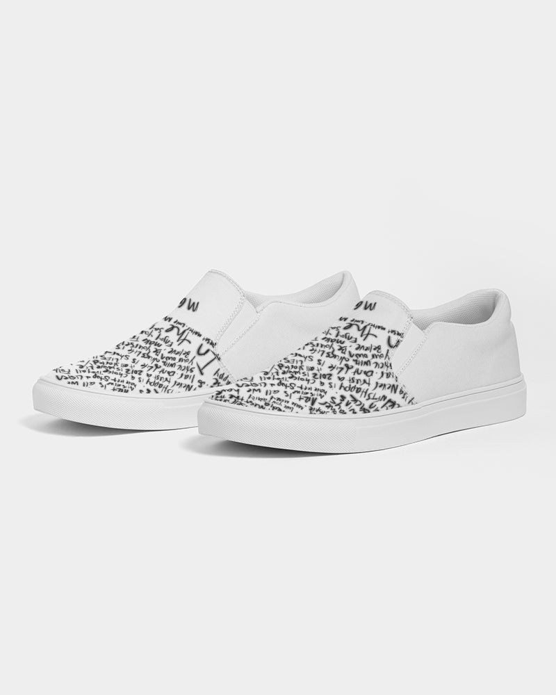 Words of a Feather Flock Together Women's Slip-On Canvas Shoe