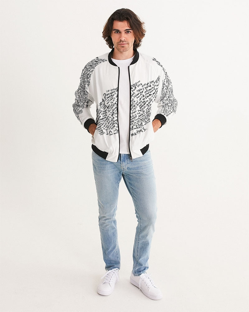 Words of a Feather Flock Together Men's Bomber Jacket