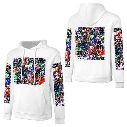 Drip Colors New Pure cotton hooded sweater