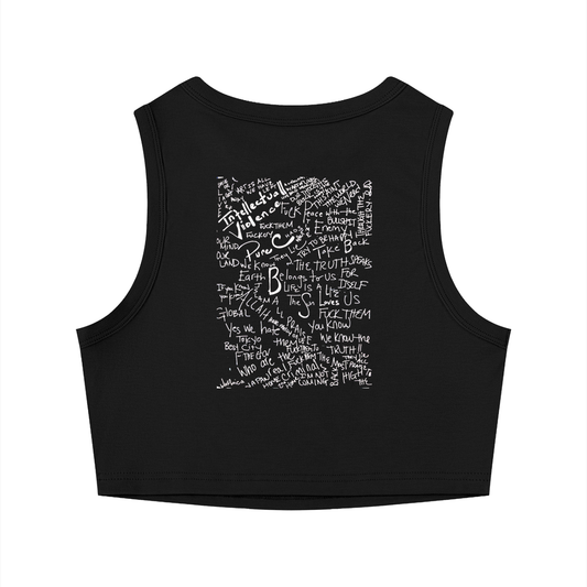 Women's Tight Crewneck Crop Tank Top