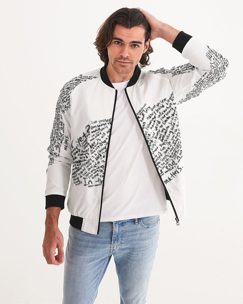 Words of a Feather Flock Together Men's Bomber Jacket