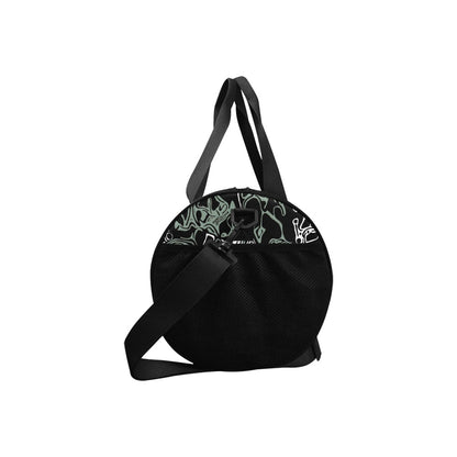 Travel Duffel Bag Face Green