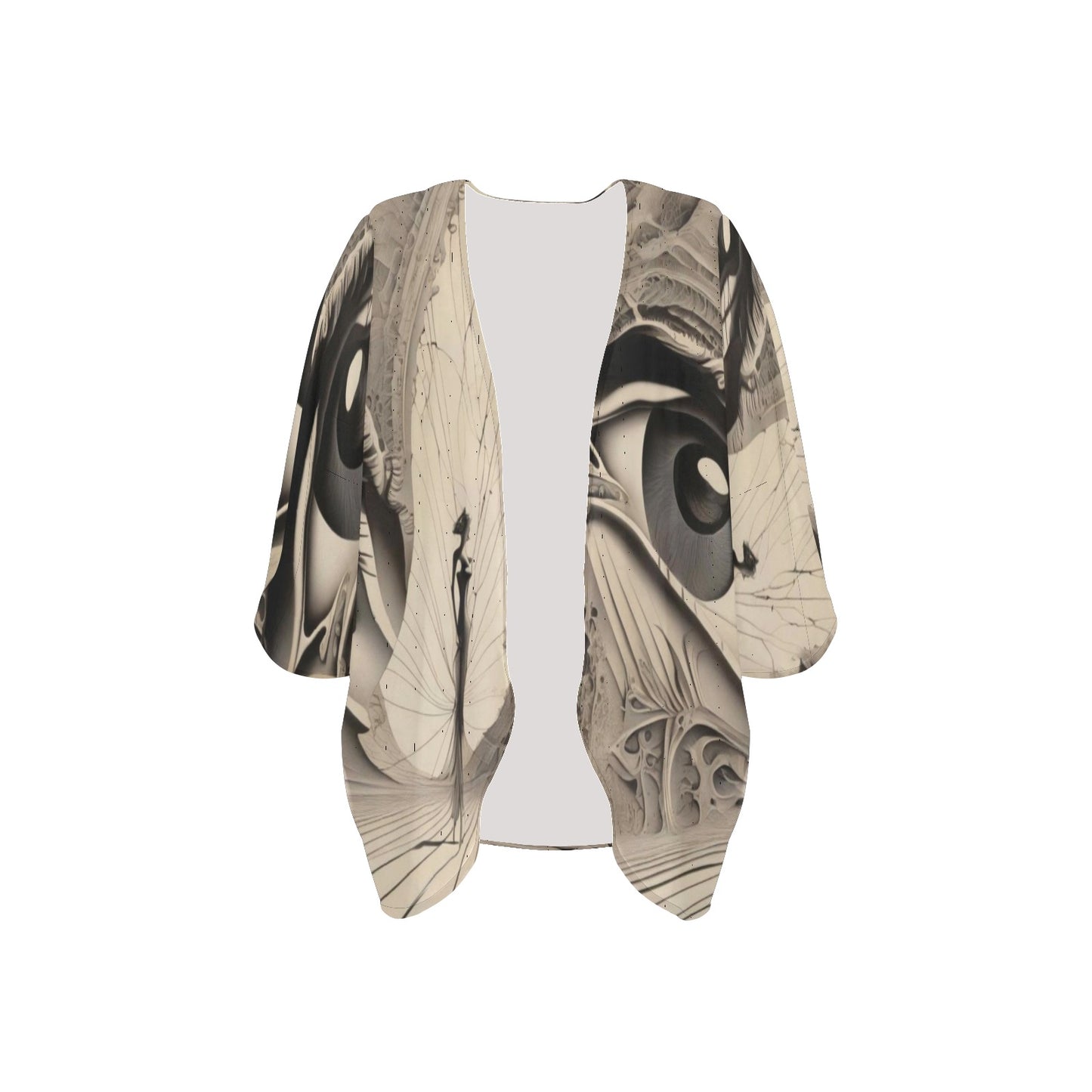 Illusion Kimono Chiffon Cover Up