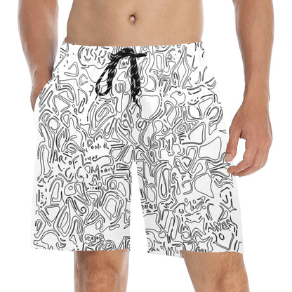 Fit Check Men's Mid-Length Beach Shorts