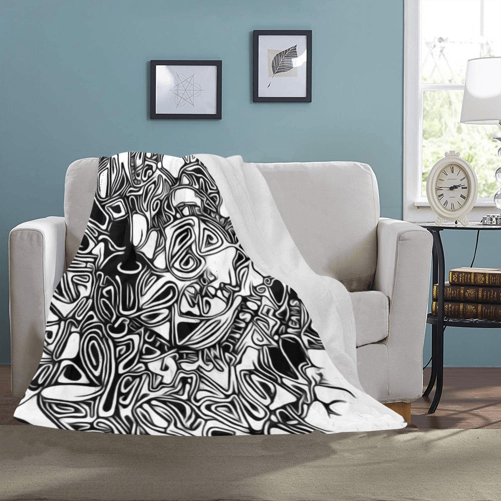 Perception Ultra-Soft Micro Fleece Blanket 50" x 60"(Made In USA)