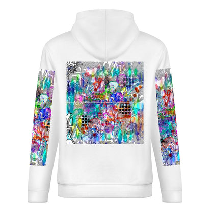 Drip colors 3 New Pure cotton hooded sweater