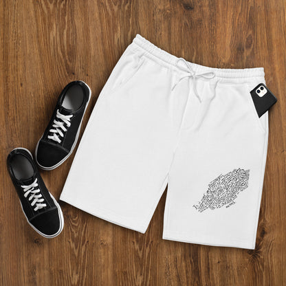Words of Feather Flock Together Mens fleece shorts