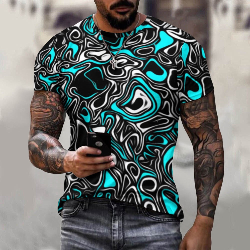 Men's Graffiti Cotton T-shirt